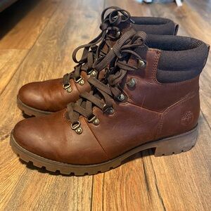 Timberland Brown Combat Boots